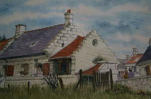 Maison d'ile de France 32x27 € 150 1980