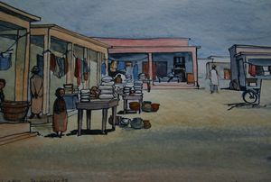 Marchéd'Afrique Mali 33x23 100€ 1978